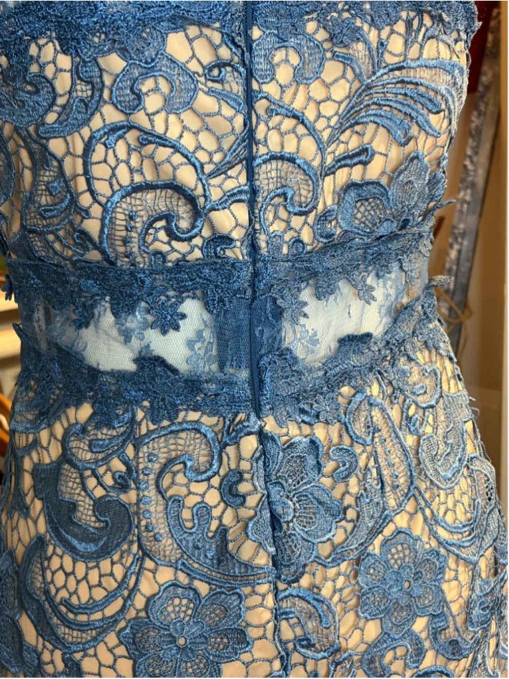 The Clothing Company Blue‎ Lace Mermaid Dress Size M